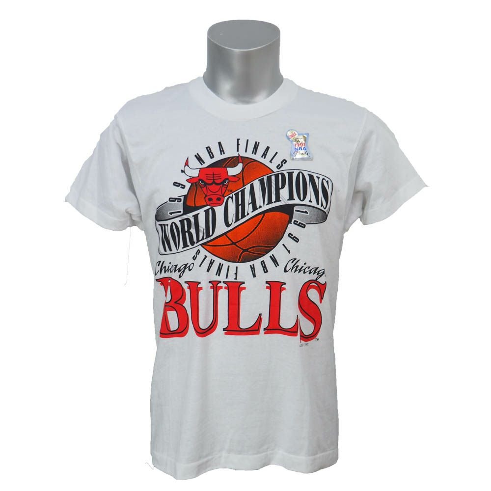 NBA ブルズ 1991年度 NBAファイナル 優勝記念Tシャツ SCREEN STARS