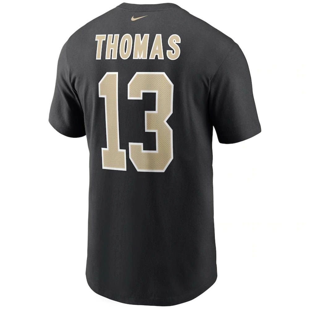 2XL新品マイケル・トーマス13豪華刺繍ゲームシャツ正規品NIKEセインツNFL Men's Nike Michael Thomas Black New Orleans Saints Team Color Game