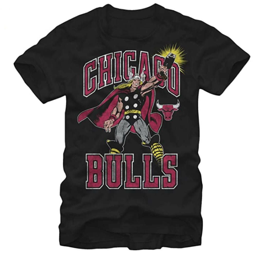 NBA シカゴ・ブルズ Tシャツ Thor Avengers ソー アベンジャーズ