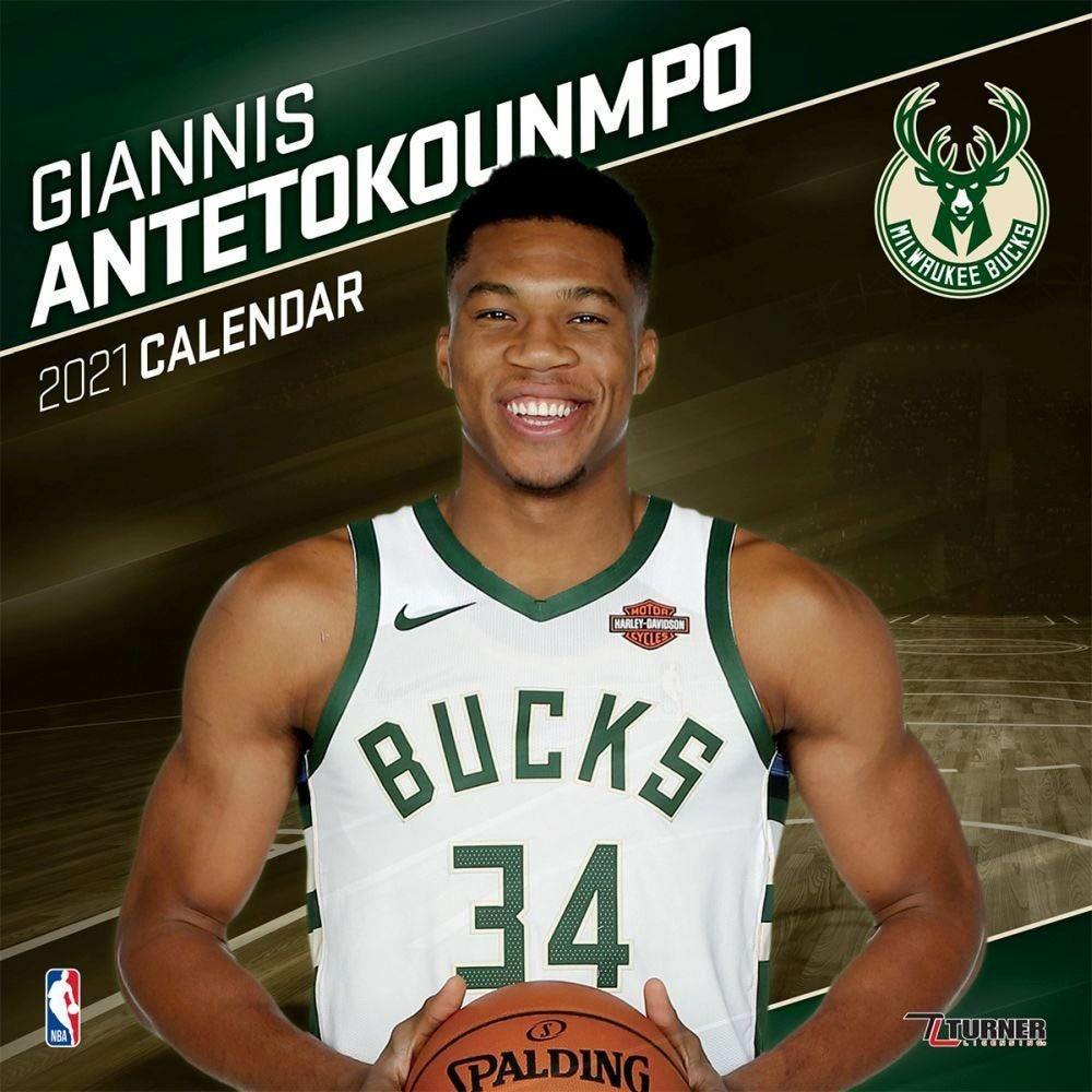 ヤニス・アデトクンボ カレンダー NBA ミルウォーキー・バックス 2021