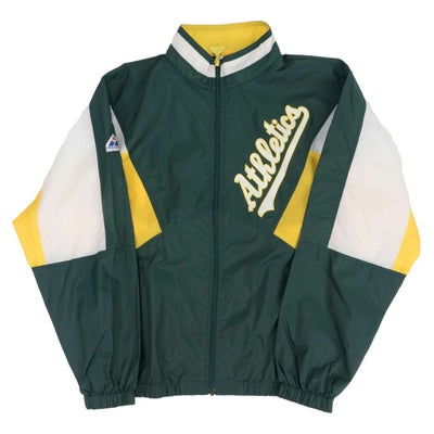アスレチックス ジャケット MLB Apex One ウィンドブレーカー グリーン 