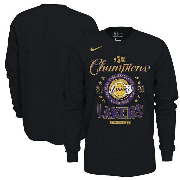 レイカーズ Tシャツ tシャツ NBA 2020NBAファイナル優勝記念 ロッカー