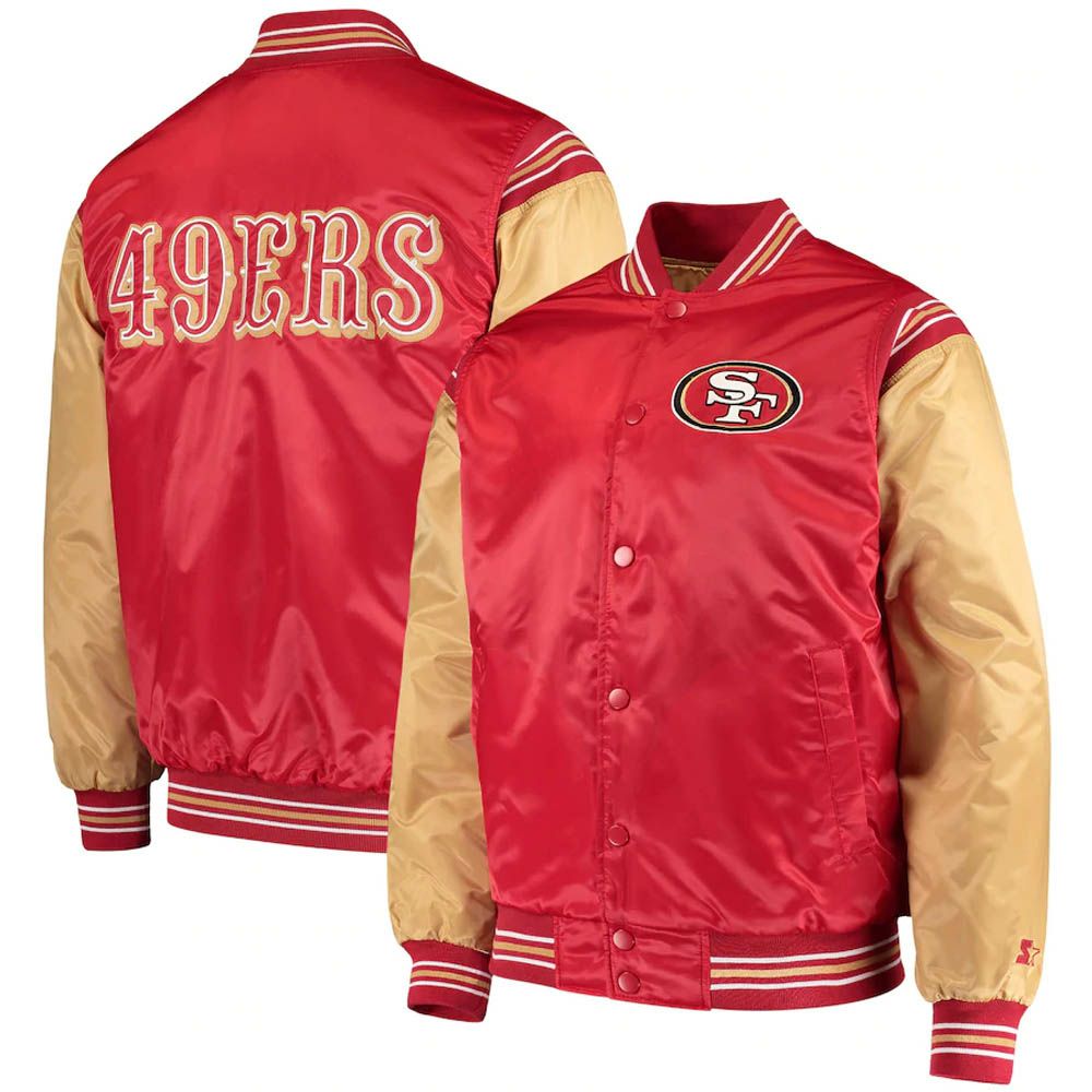 NFL スタジャン 49ers スターター Starter STARTER メンズ 長袖