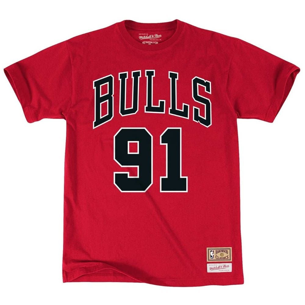 NBA ブルズ デニス・ロッドマン Tシャツ 復刻モデル ミッチェル＆ネス