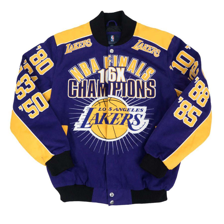 レイカーズ スタジャン NBA G-III パープル メンズ アウター