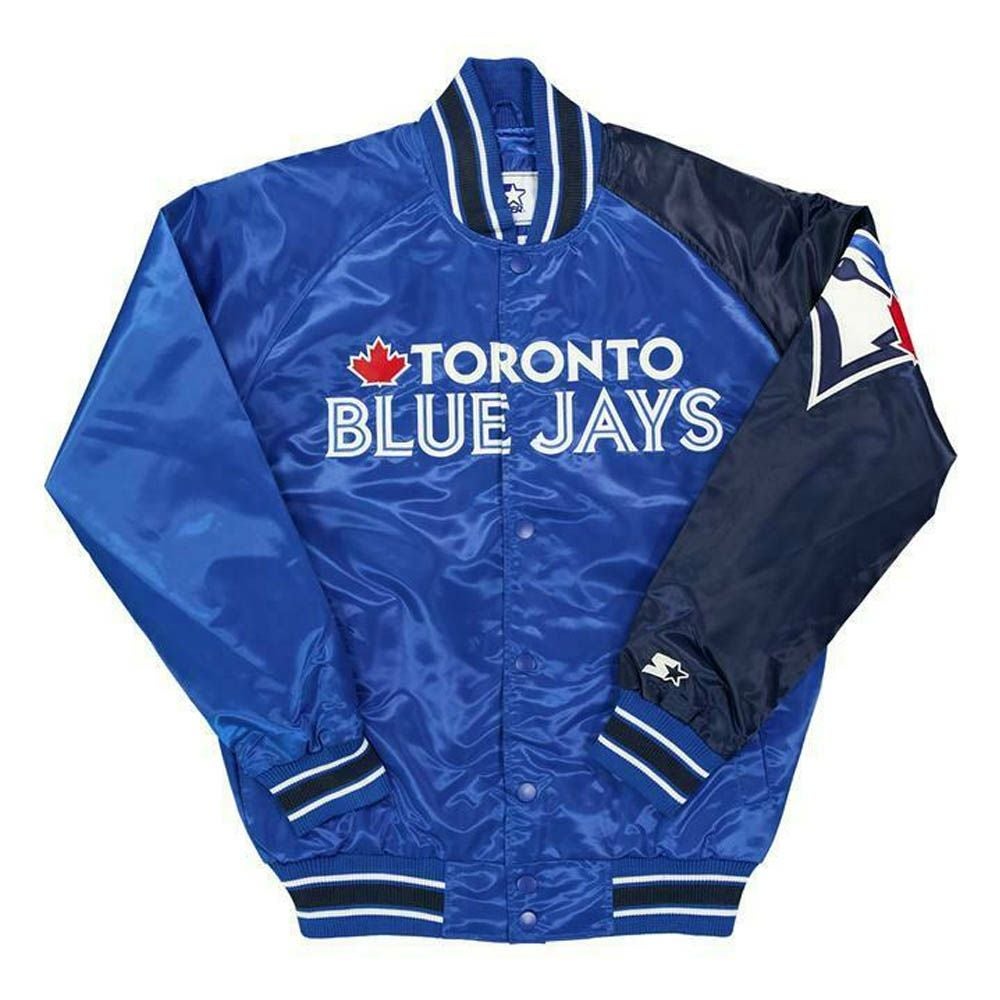 majestic BLUE JAYSブルージェイズ ジャケット スタジャン MLB公式 メンズ アウター ジャケット スタジャン プロスタンダード