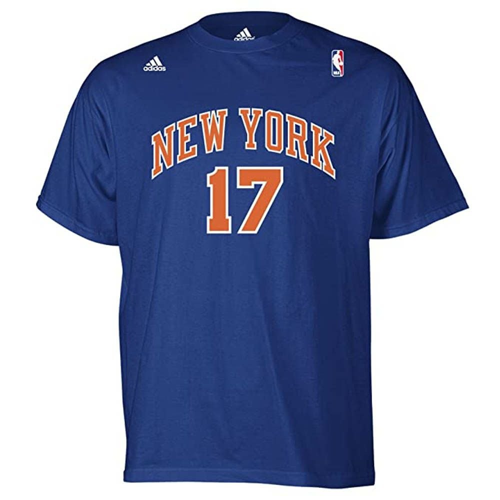 ジェレミー・リン Tシャツ ニックス NBA アディダス Adidas ブルー