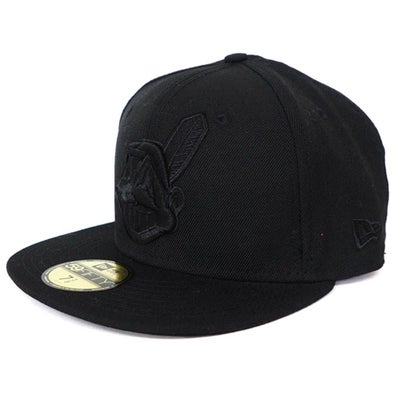 インディアンス キャップ MLB ニューエラ New Era オールブラック 