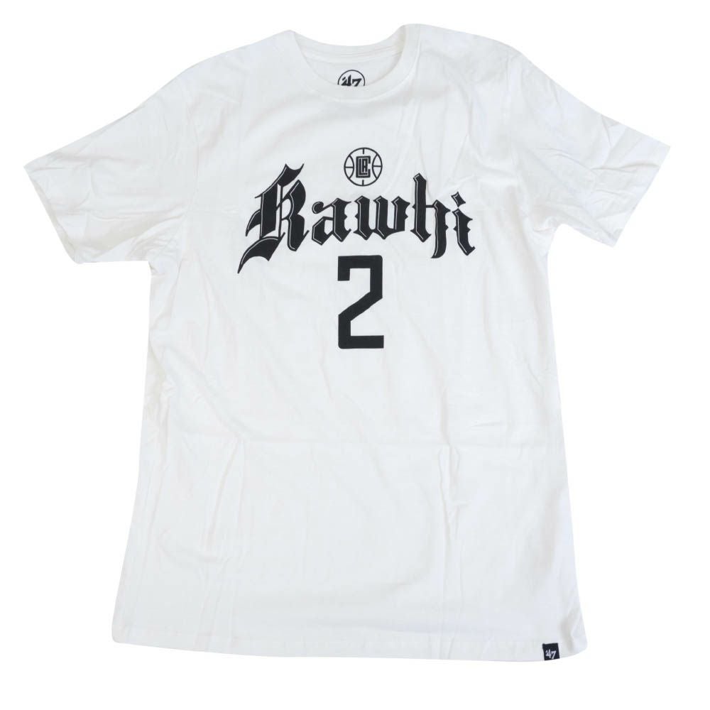 カワイ・レナード Tシャツ クリッパーズ 47ブランド 47Brand ホワイト