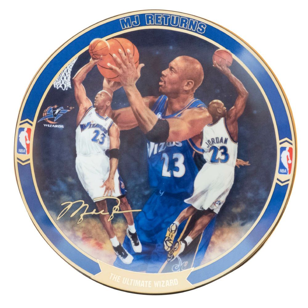 マイケル・ジョーダン ウィザーズ NBA グッズ 皿 プレート MJ Returns