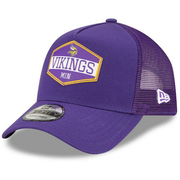 NFL キャップ バイキングス ニューエラ New Era パープル Flow A-Frame