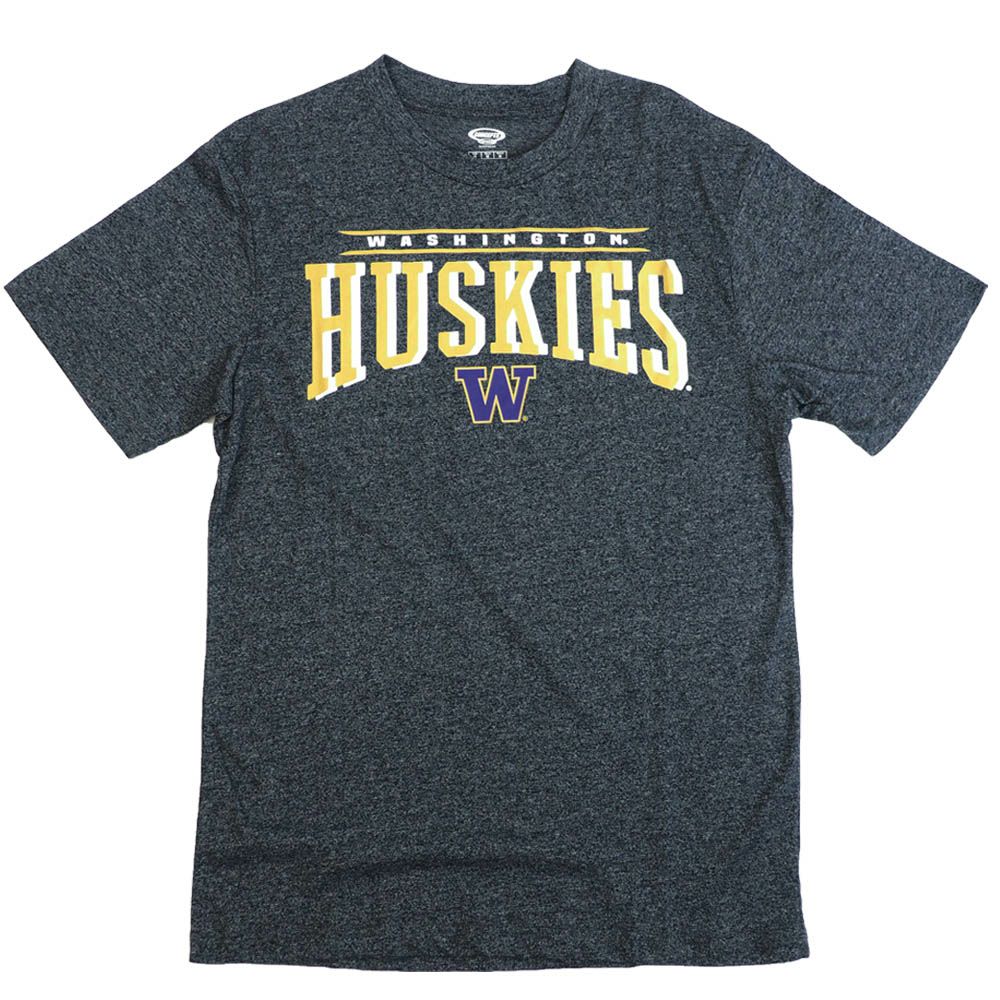 カレッジ Tシャツ NCAA ワシントン大学 ハスキーズ チャコール メンズ