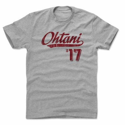 大谷翔平 Tシャツ MLB エンゼルス Tribute W T-shirts 500Level ヘザー 