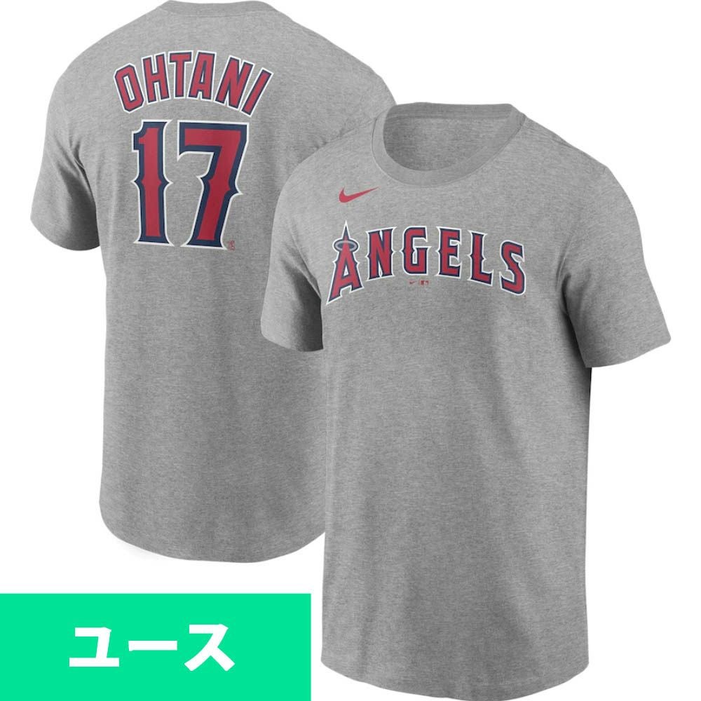 ロサンゼルスエンゼルスLAAngels大谷翔平 Tシャツ#17OHTANIグレー MLB エンゼルス 大谷翔平 Tシャツ - MLB | セレクション公式オンライン