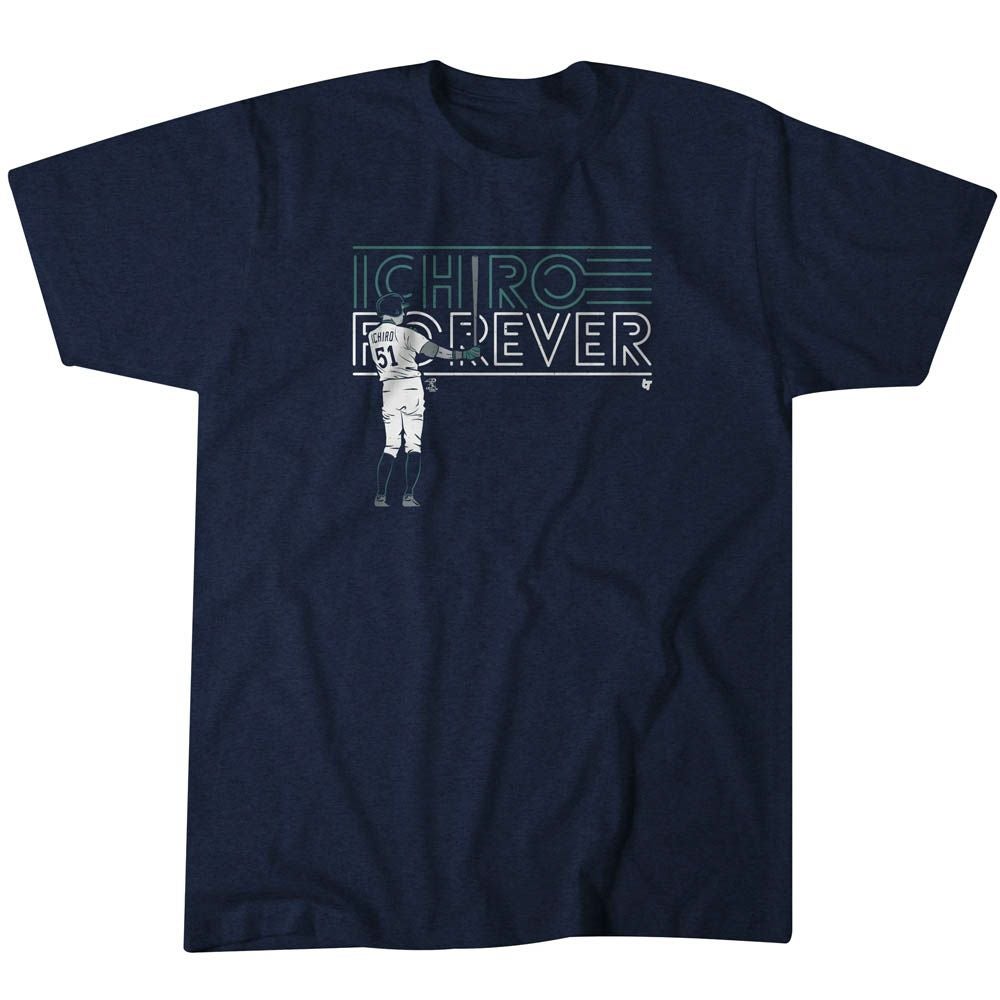 海外限定版】イチロー Tシャツ MLB マリナーズ ICHIRO FOREVER T-Shirt