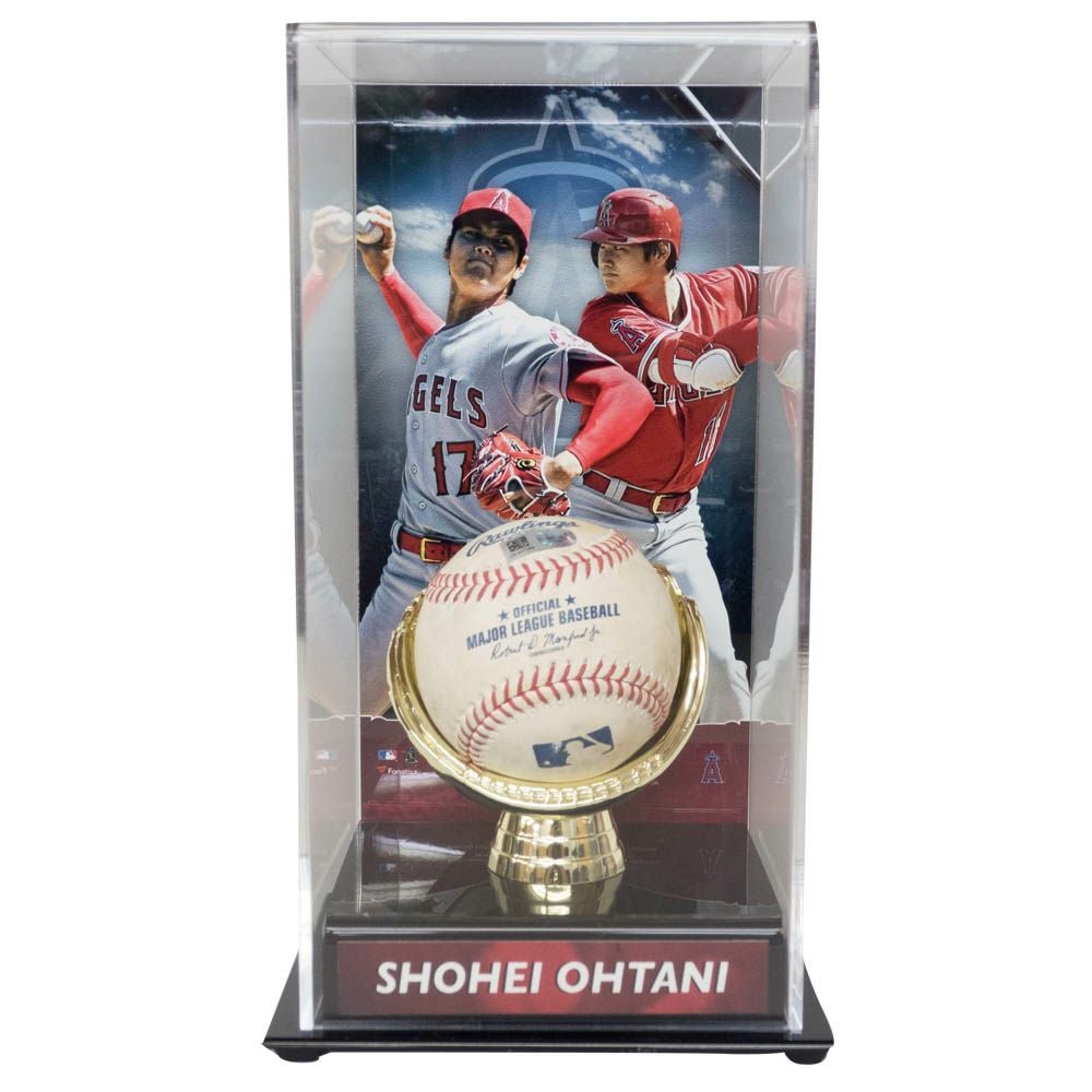 MLB 大谷翔平 エンゼルス グッズ 実使用 試合球 ボール＆ディスプレイ