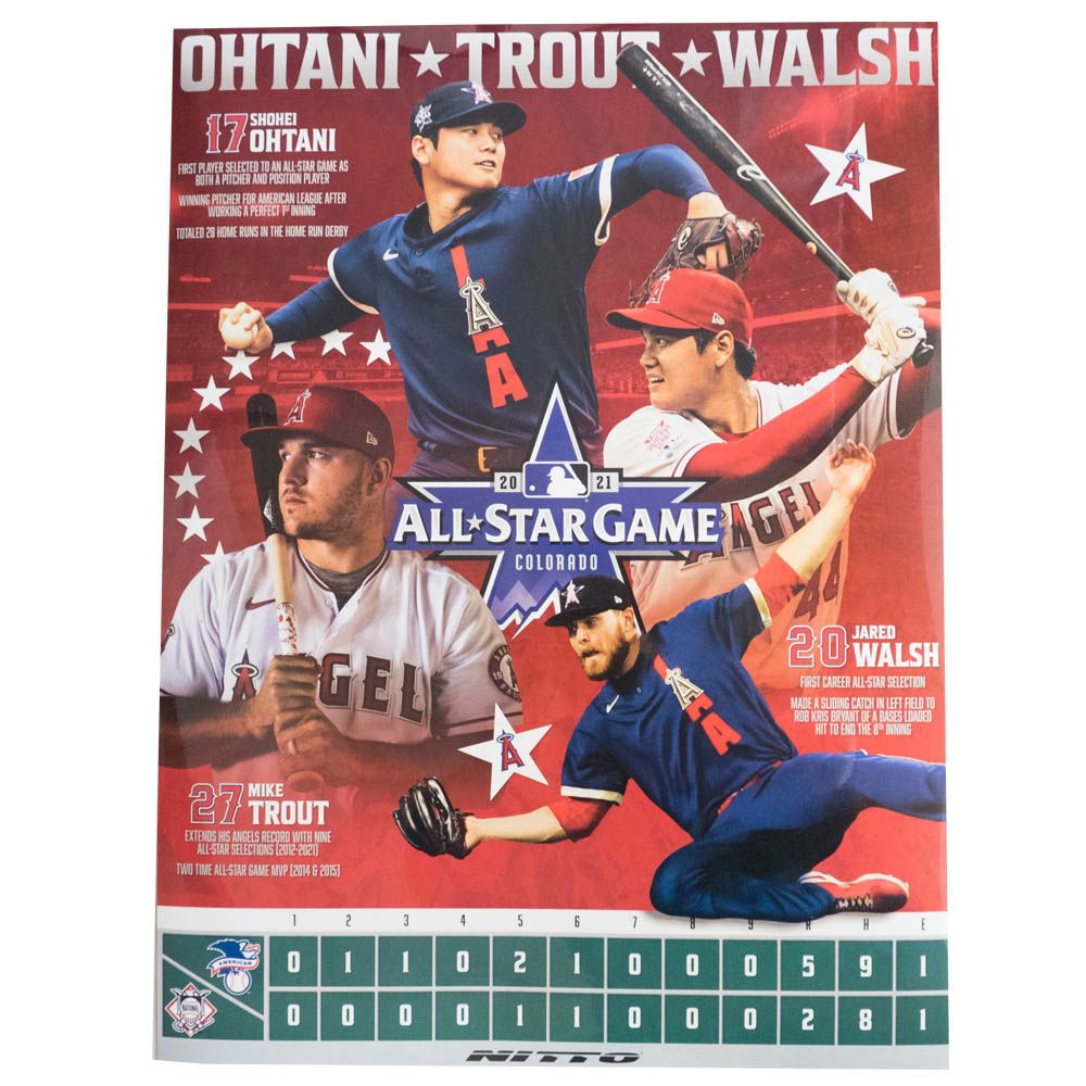 MLB 大谷翔平 エンゼルス ポスター MLBオールスター2021 会場限定 SGA
