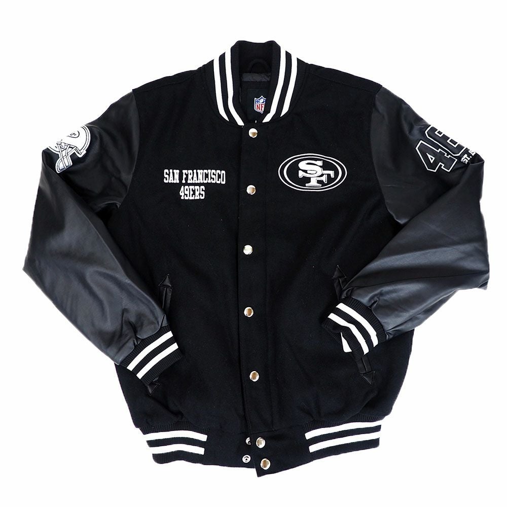 NFL 49ers スタジャン ラインバッカー バーシティー ジャケット NFL 49ers スタジャン ラインバッカー バーシティー ジャケット