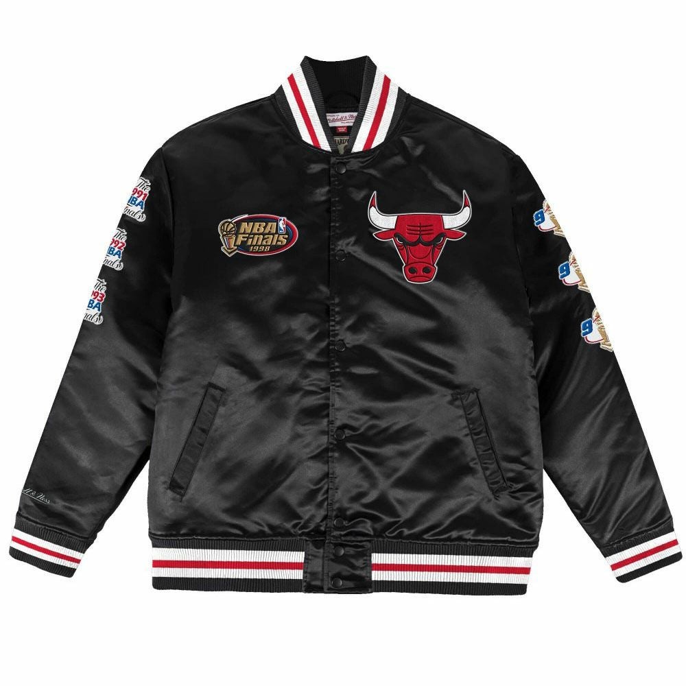 NBA シカゴ・ブルズ スタジャン チャンピオン シティ サテン