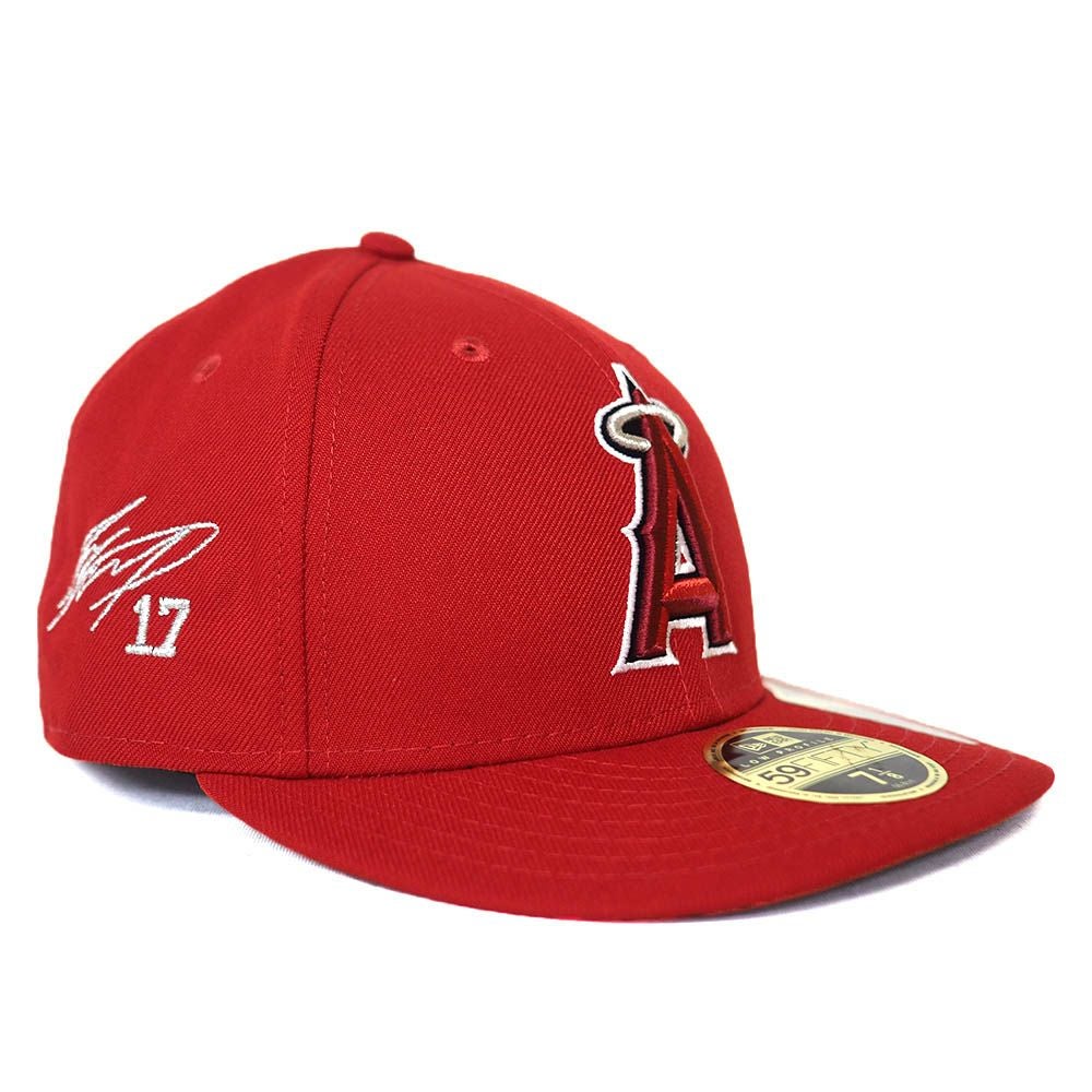 【新品未使用タグ付き】大谷翔平エンゼルス Mサイズ　ユニフォーム キャップセット MLB 大谷翔平 エンゼルス キャップ サイン刺繍 オーセンティック 選手