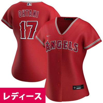 希少】大谷翔平 エンゼルス ユニフォーム NIKE#17 赤 MLB エンゼルス 