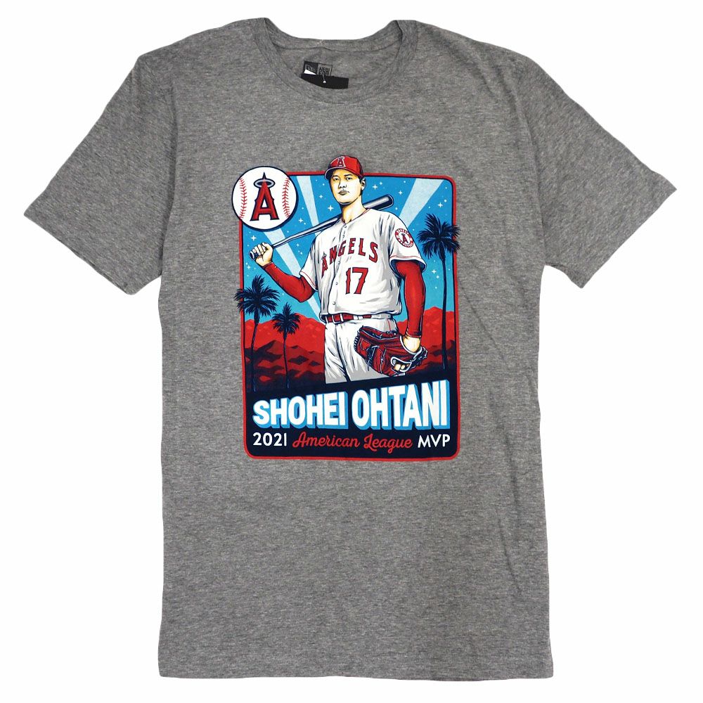 MLB 大谷翔平 エンゼルス Tシャツ 2021 アメリカンリーグ MVP 最優秀