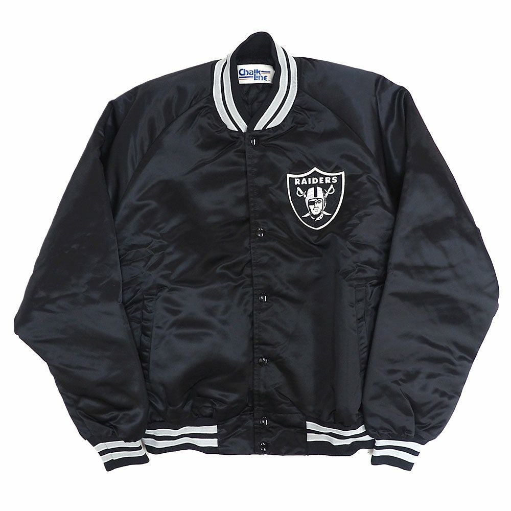 NFL レイダース スタジャン ビンテージ サテン デッドストック Satin