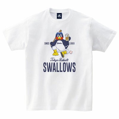 つば九郎 東京ヤクルトスワローズ グッズ Tシャツ 2022 生ビール Tee 