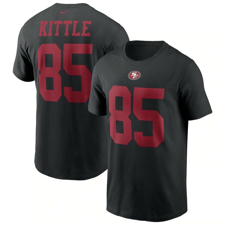 NFL 49ers ジョージ・キトル Tシャツ ナイキ ブラック メンズ - NFL