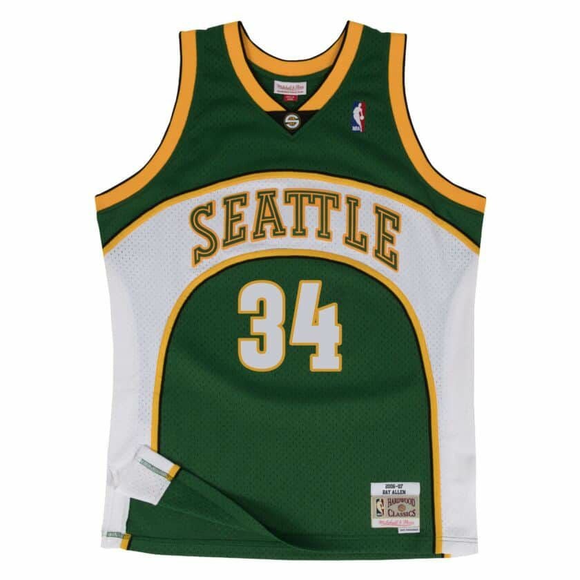 Seattle SuperSonics レイ・アレン #34ユニフォーム XＬ NBA レイ・アレン ユニフォーム - NBA | セレクション公式オンライン