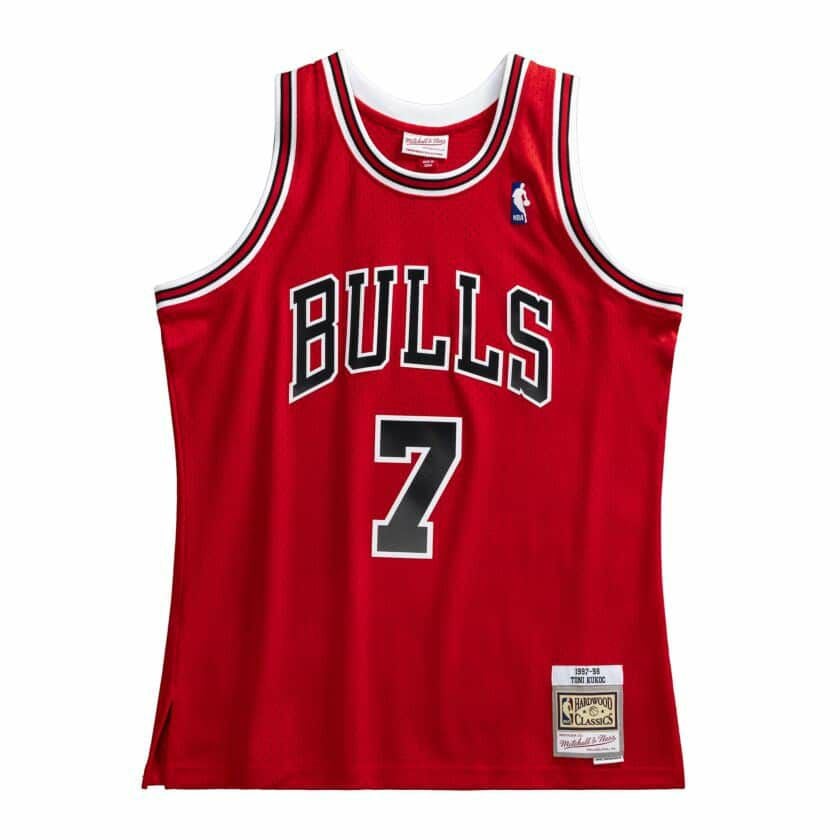 NBA ブルズ トニー・クーコッチ ユニフォーム 復刻モデル メンズ - NBA