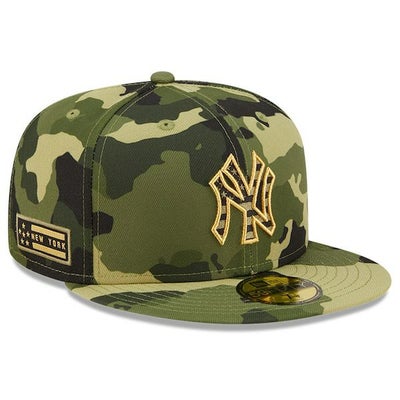 ヤンキース キャップ MLB ウッドランド カモ ニューエラ 59FIFTY 