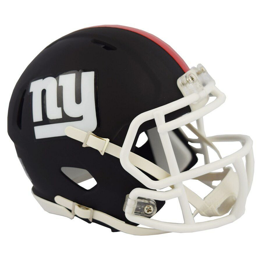 NFL ジャイアンツ ミニヘルメット Black Matte Alternate Speed Mini