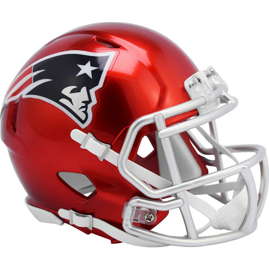 NFL ペイトリオッツ ミニヘルメット Unsigned 無地 FLASH Alternate