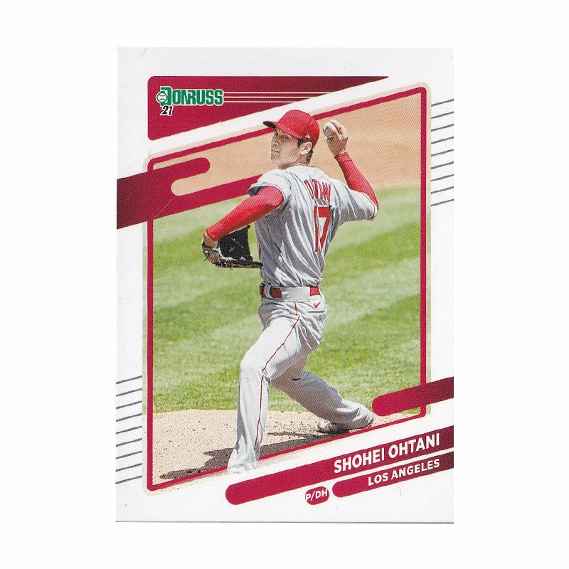 MLB公式 ✨2021年 大谷翔平‼️出場試合 ラインナップカード ‼️ MLB 大谷翔平 エンゼルス トレーディングカード 2021 Donruss #199