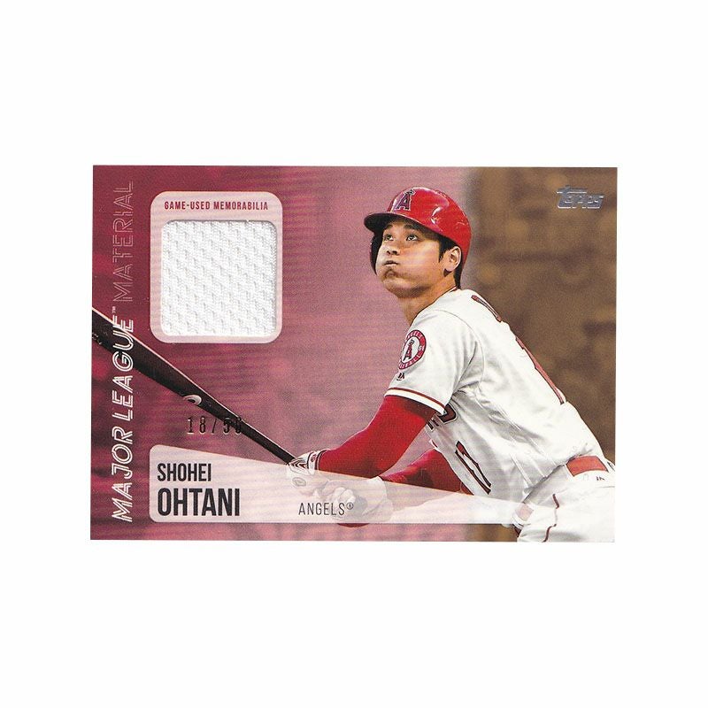 MLB 大谷翔平 エンゼルス トレーディングカード ジャージカード 限定