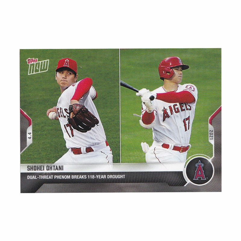 MLB 大谷翔平 エンゼルス トレーディングカード 限定 2021 Topps Now