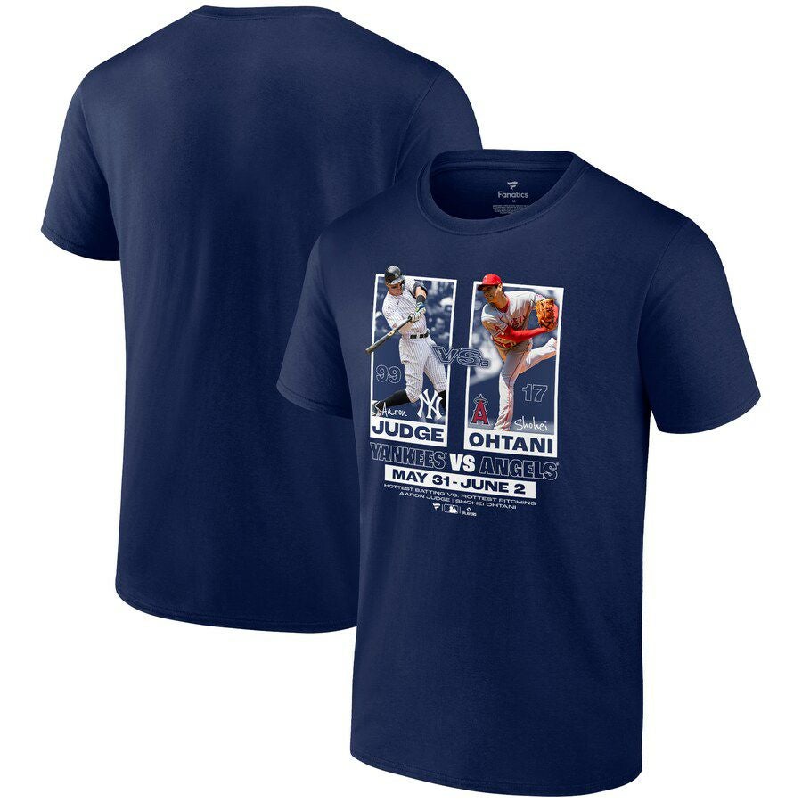 新品未開封　大谷翔平　アーロン・ジャッジWS2024　マッチアップTシャツ　XL World series注目アイテム!!「大谷&ジャッジ」マッチアップ Tシャツが