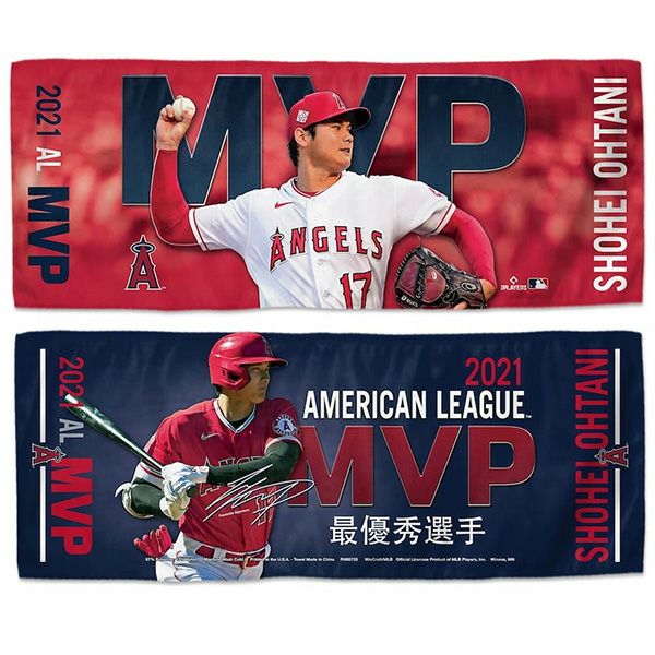 MLB 大谷翔平 エンゼルス グッズ リバーシブル クーリングタオル 2021