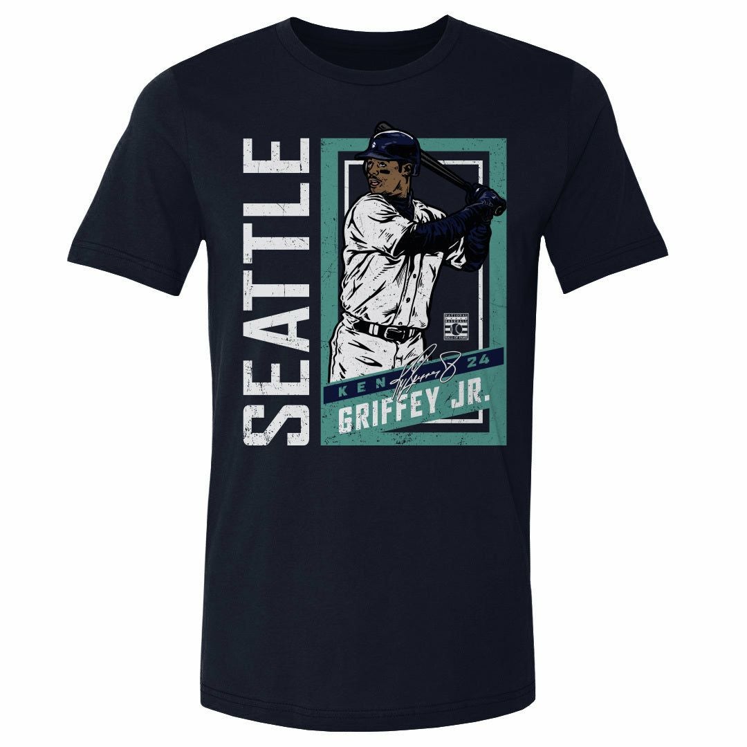 MLB ケン・グリフィー・ジュニア マリナーズ Tシャツ Cartoon WHT T