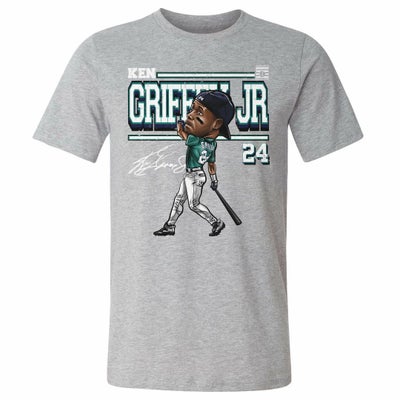 MLB ケン・グリフィー・ジュニア マリナーズ Tシャツ Cartoon WHT T 