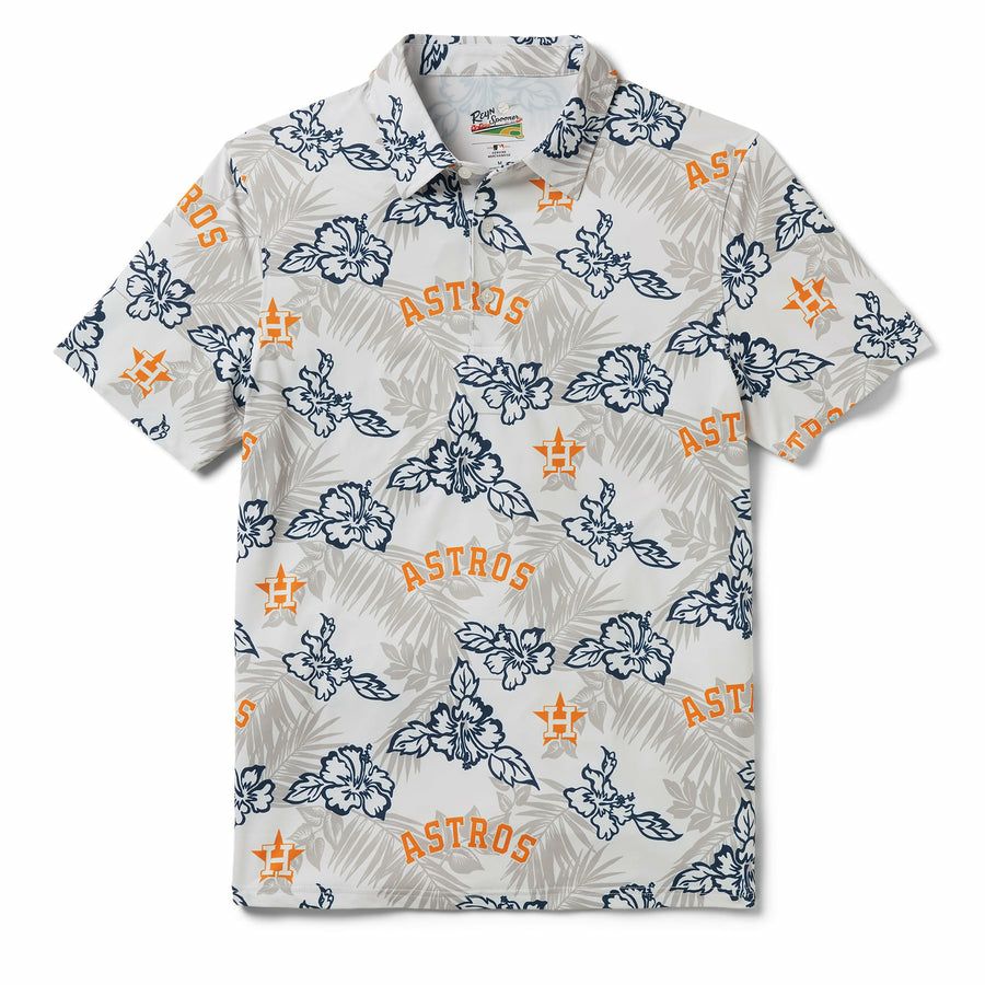 Reyn Spooner MLB ヒューストン アストロズ ハワイアンシャツ MLB アストロズ ポロシャツ ハワイアン PUA PERFORMANCE POLO レイン