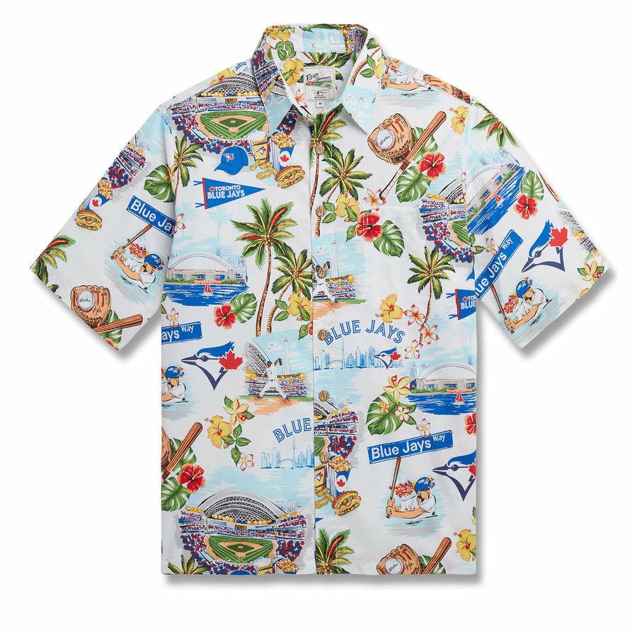 MLB ブルージェイズ アロハシャツ ハワイアン Scenic Aloha Shirt