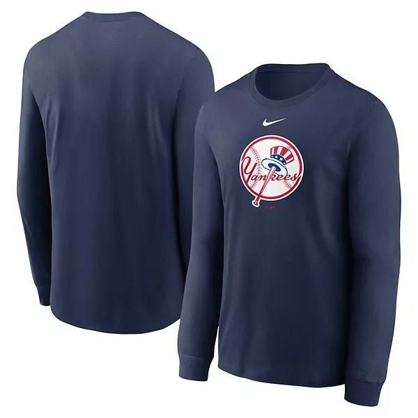 MLB ヤンキース Tシャツ オルタネイト Alternate Logo ロングスリーブ