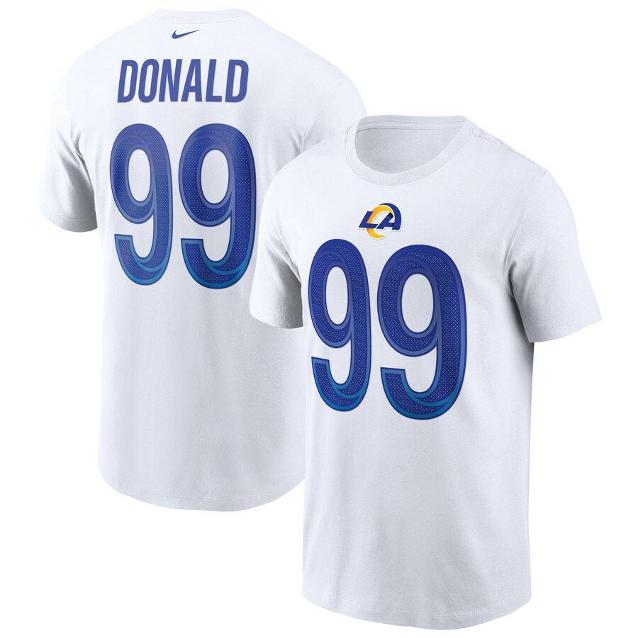NFL アーロン ドナルド ラムズ スーパーボウル Nike ゲームシャツ Men's Los Angeles Rams Aaron Donald Nike Royal Super Bowl LVI Game