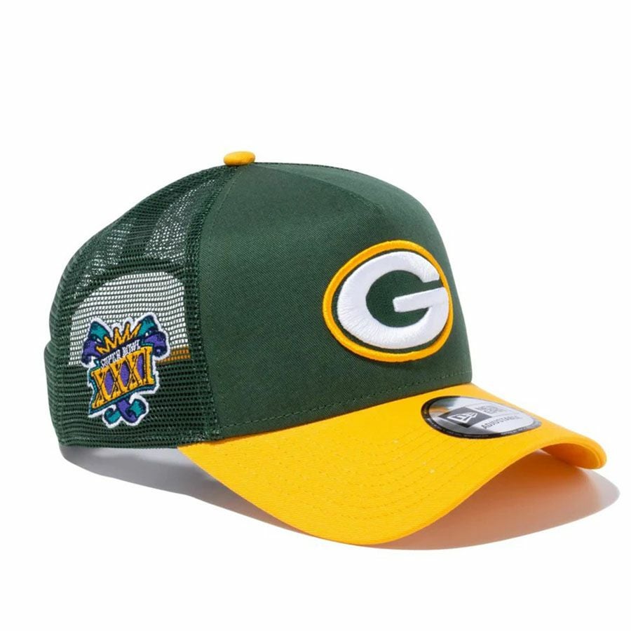 NFL パッカーズ メッシュキャップ 9FORTY A-Frame NFL トラッカー