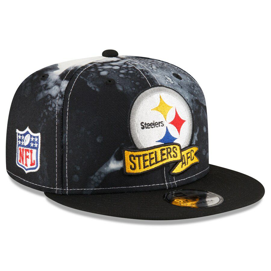 【米国購入／新品未使用】90s復刻NFLビンテージスティーラーズキャップ 90s NFL スティーラーズ リバーシブルチームブルゾン PROPLAYER | 古着