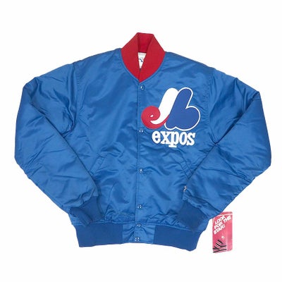 MLB モントリオール・エクスポズ ジャケット サテン Jacket デッド 