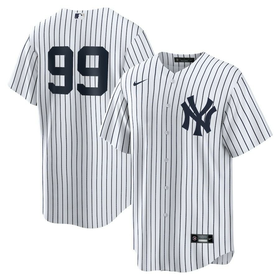 【MLB】マジェスティック 未使用 ヤンキース ジャッジ ユニフォーム XL 白 MLB アーロン・ジャッジ ヤンキース ユニフォーム レプリカジャージ