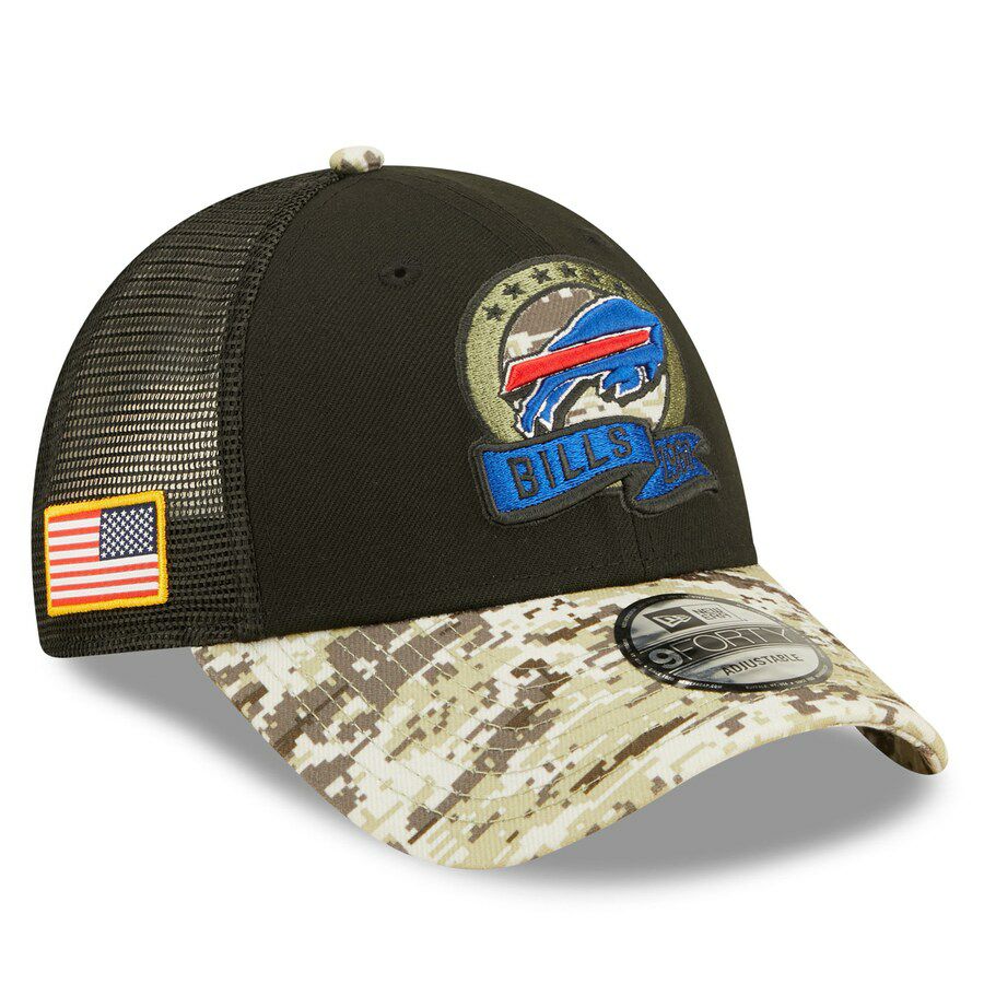 レア　New Era NFL ビルズ サルートトゥサービス　デジタルカモ Men's Buffalo Bills New Era White 2025 Salute to Service Digital